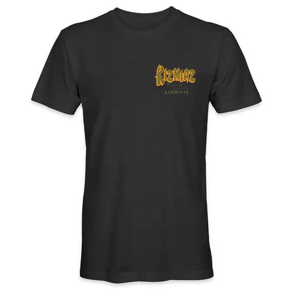 Lucky 13 Kizmias T-Shirt Black — front product view