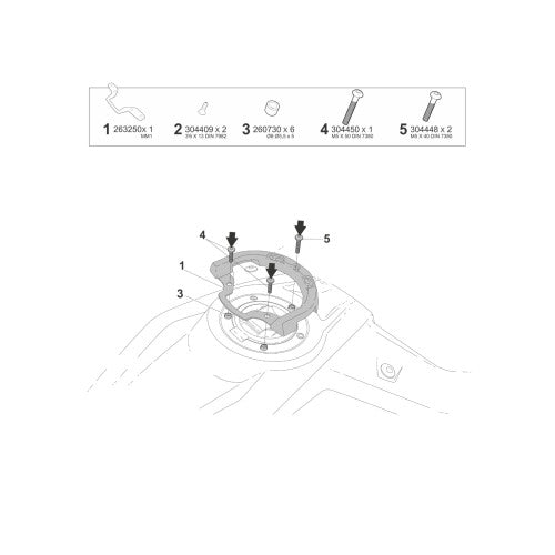 SHAD Click System Fitting Kit For Morbidelli T1002VX 2024 - FREE UK Shipping, FREE 365 Day Returns | Moto Central