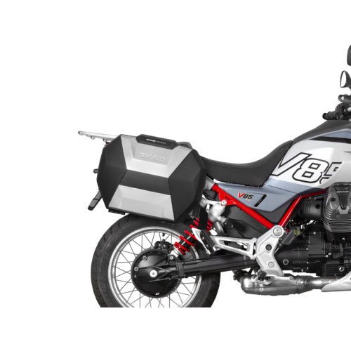 SHAD 3P Pannier Fitting Kit For Moto Guzzi V85 TT Travel 2024 - FREE UK Shipping, FREE 365 Day Returns | Moto Central