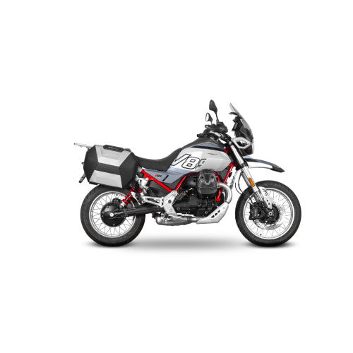 SHAD 3P Pannier Fitting Kit For Moto Guzzi V85 TT Travel 2024 - FREE UK Shipping, FREE 365 Day Returns | Moto Central