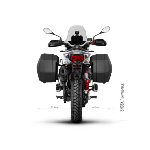SHAD 3P Pannier Fitting Kit For Moto Guzzi V85 TT Travel 2024 - FREE UK Shipping, FREE 365 Day Returns | Moto Central