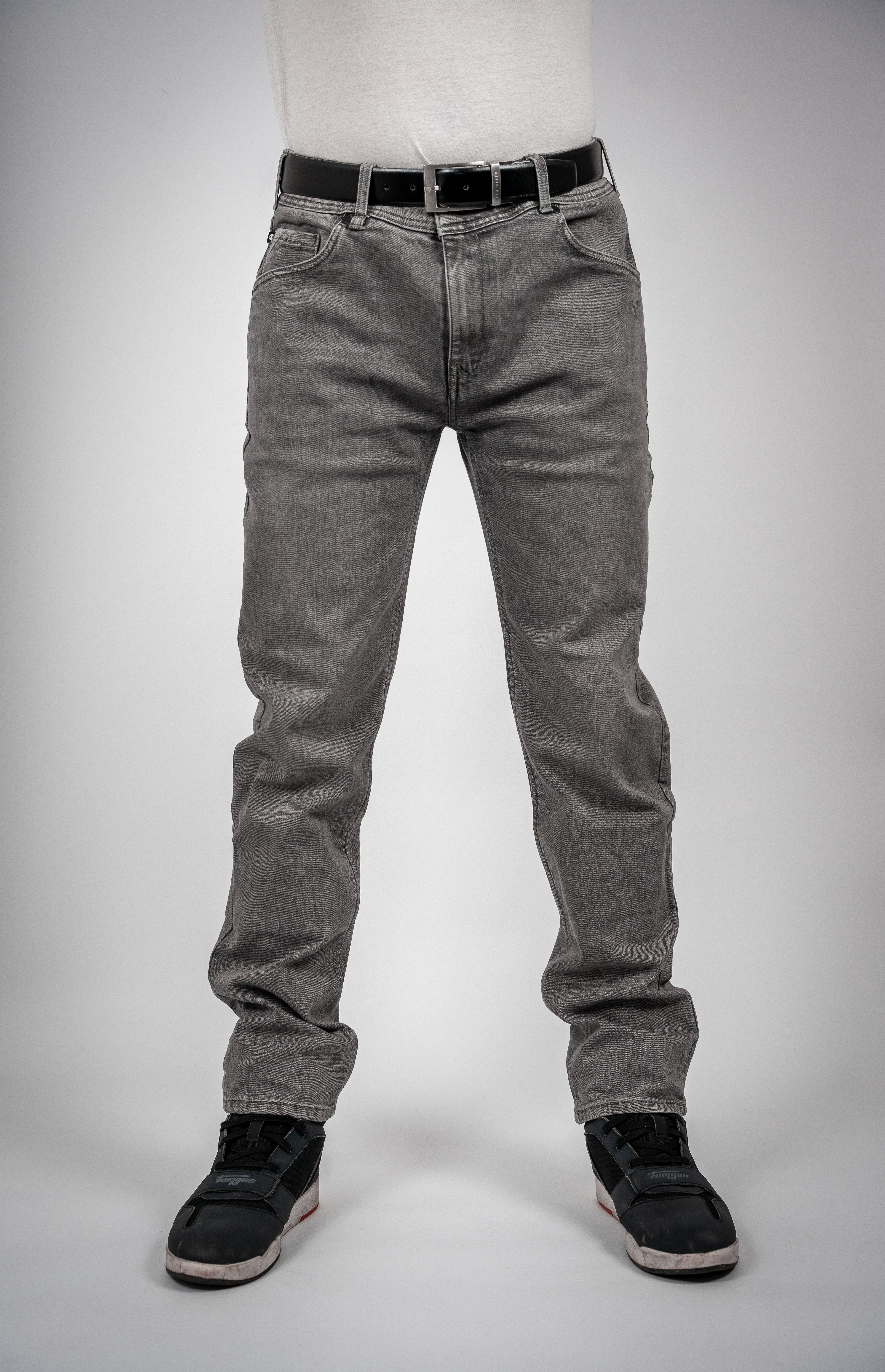 Bull-it Mastiff Slim Fit Denim Jeans Grey - FREE UK Shipping, FREE 365 Day Returns | Moto Central