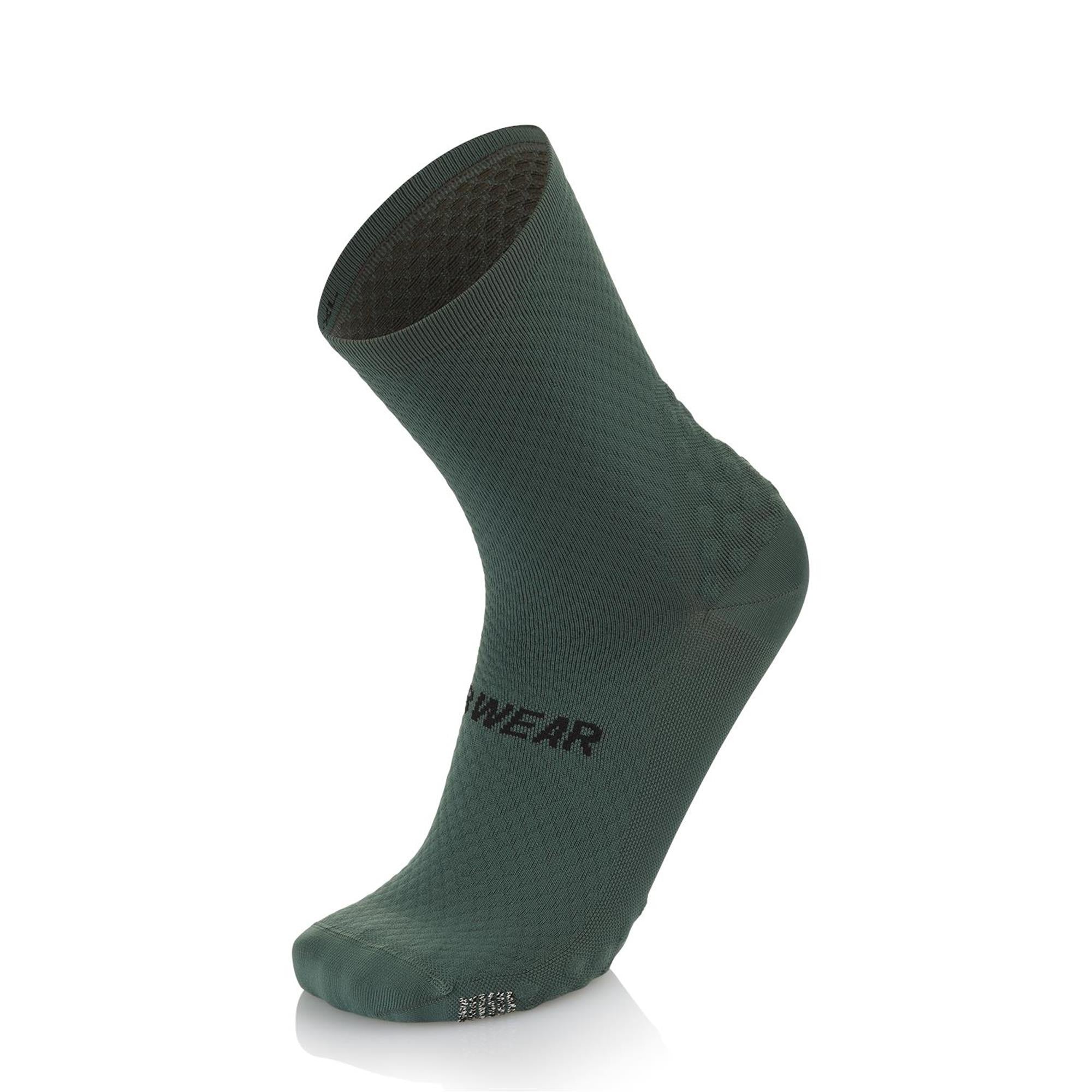 MB Wear Comfort Cycling Socks Green - FREE UK Shipping, FREE 365 Day Returns | Moto Central
