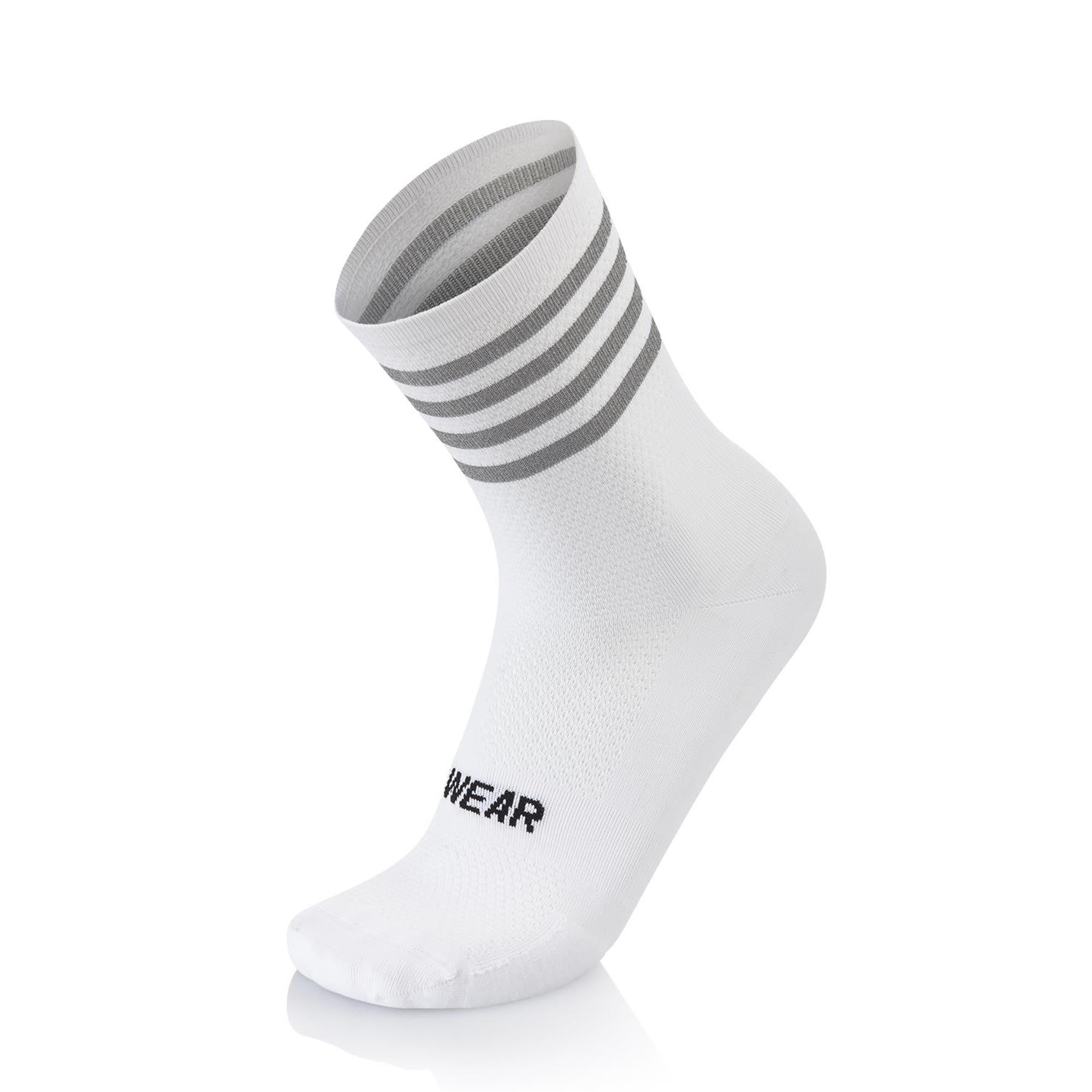 MB Wear Night Cycling Socks White - FREE UK Shipping, FREE 365 Day Returns | Moto Central