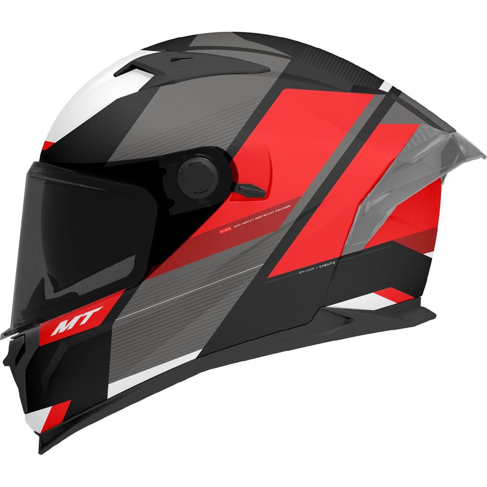 MT Helmets Braker SV Chento B5 Matt Black / Red