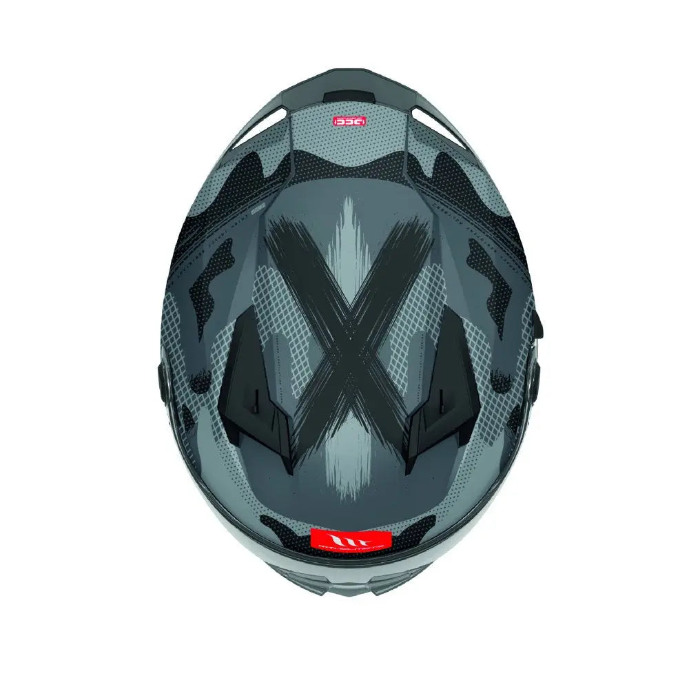 MT Braker SV Crossover C2 Matt Grey FREE UK Delivery, FREE 365 Day Returns | Moto Central
