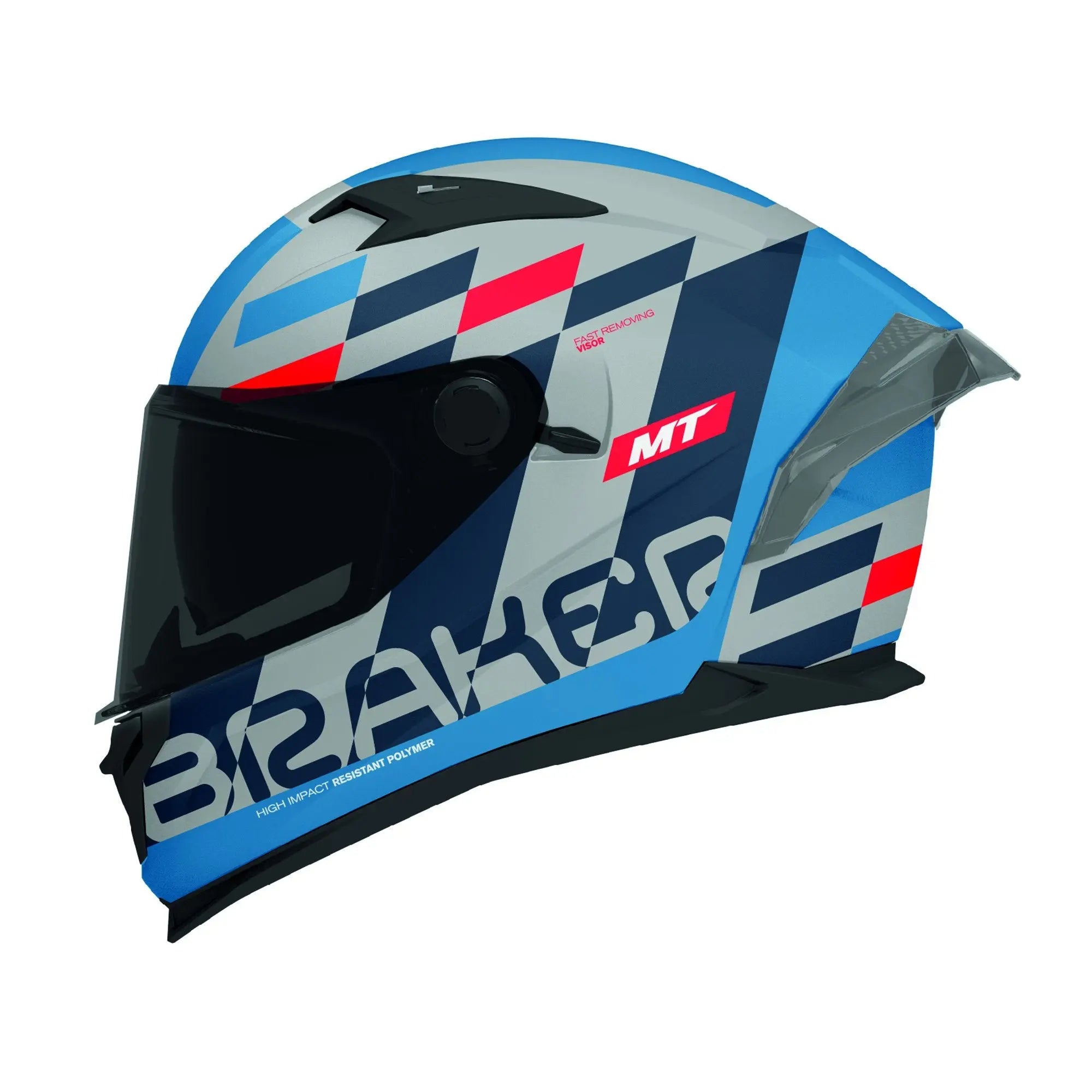MT Braker SV Foster C7 Matt Blue FREE UK Delivery, FREE 365 Day Returns | Moto Central