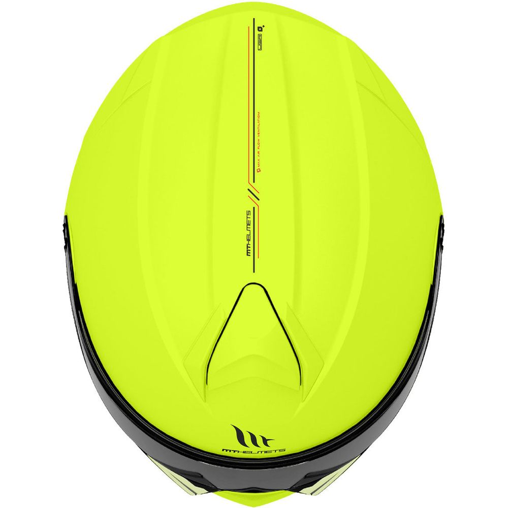 MT Helmets Genesis SV Solid A3 Gloss Fluo Yellow
