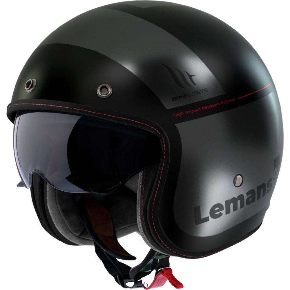 MT Helmets Le Mans 2 SV S Quality B2 Matt Black / Grey