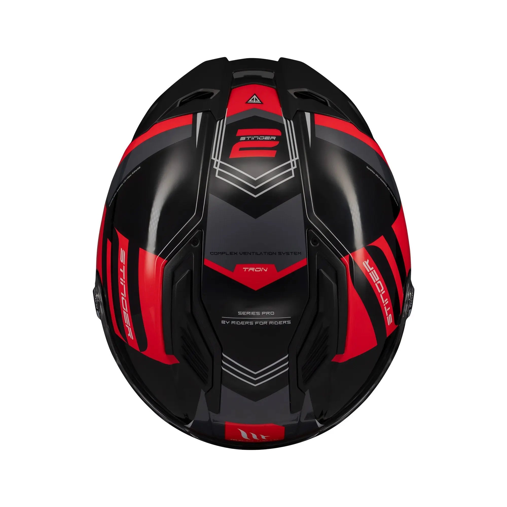 MT Stinger 2 Tron B15 Gloss Red FREE UK Delivery, FREE 365 Day Returns | Moto Central