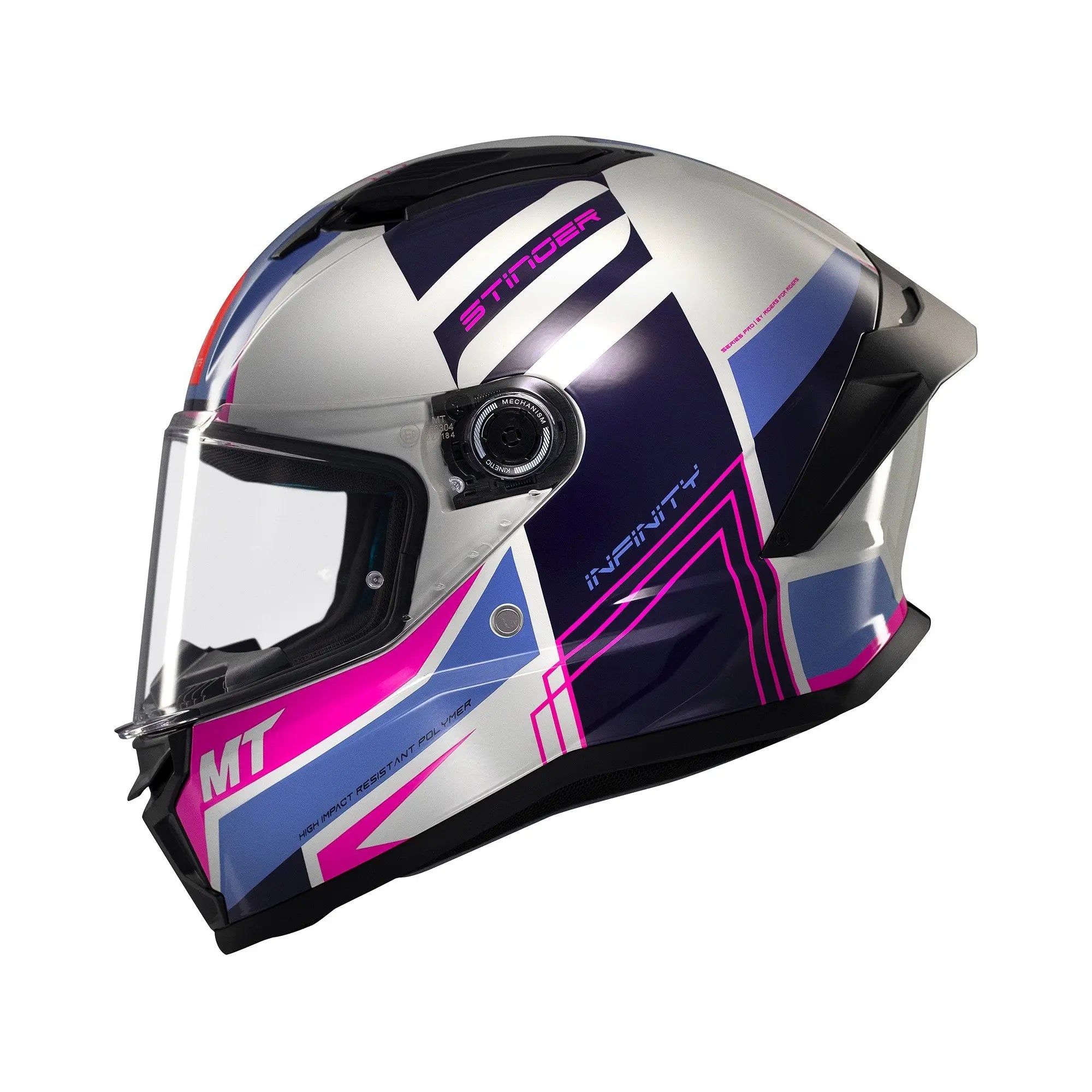 MT Stinger 2 Tron C8 Gloss Pink / Purple FREE UK Delivery, FREE 365 Day Returns | Moto Central