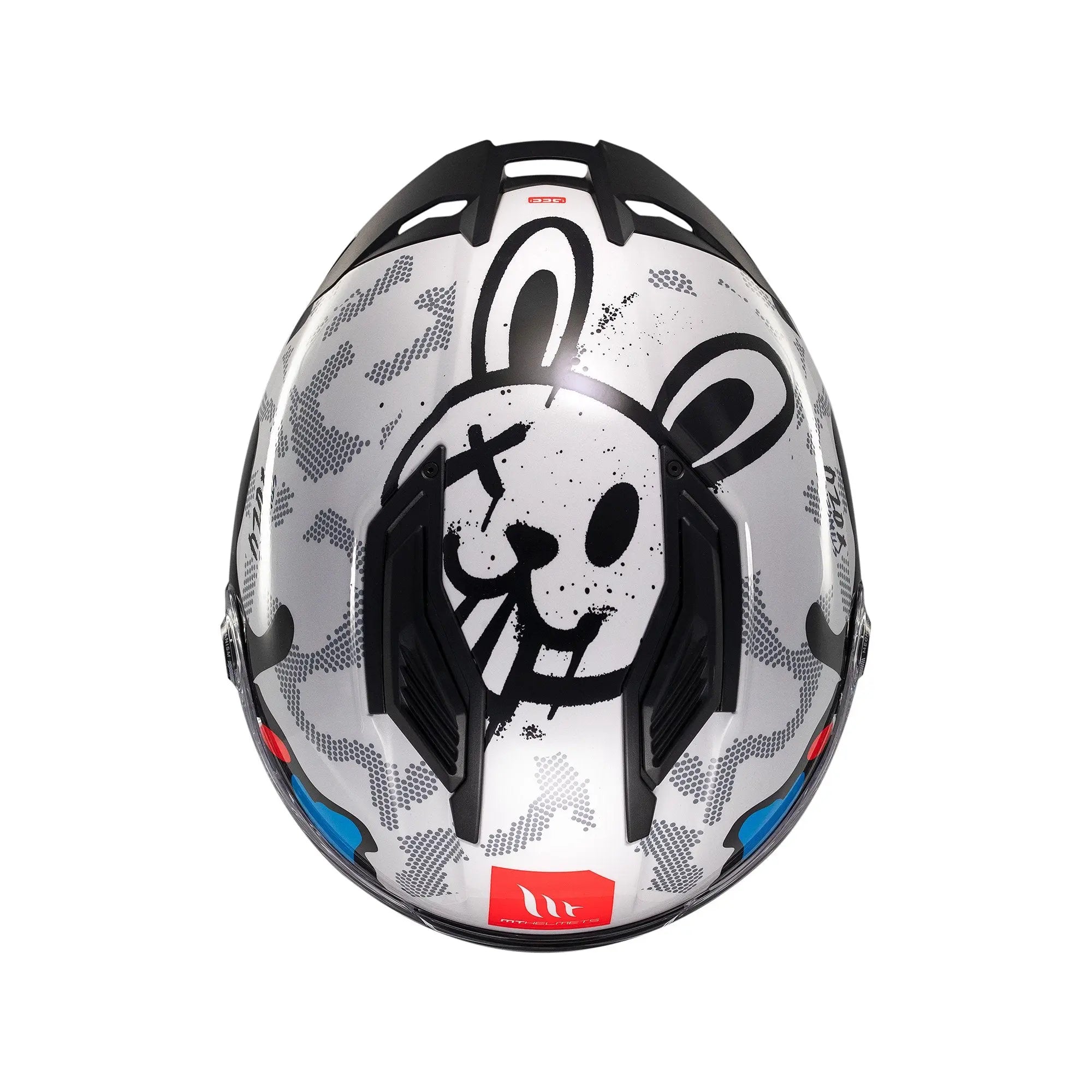 MT Stinger 2 Yozu A7 Gloss Blue / White FREE UK Delivery, FREE 365 Day Returns | Moto Central