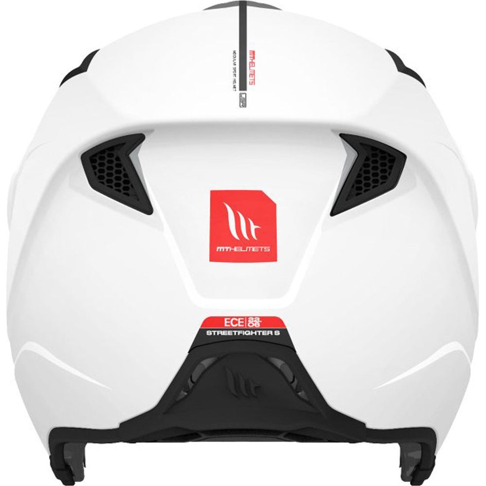 mt adventure helmet MT Streetfighter SV S Solid A0 Adventure Helmet Gloss Pearl FREE P&P