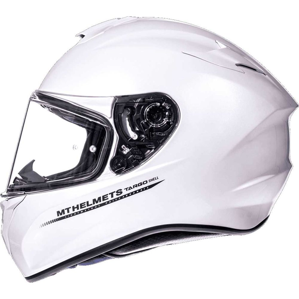 MT Helmets Targo Pearl White