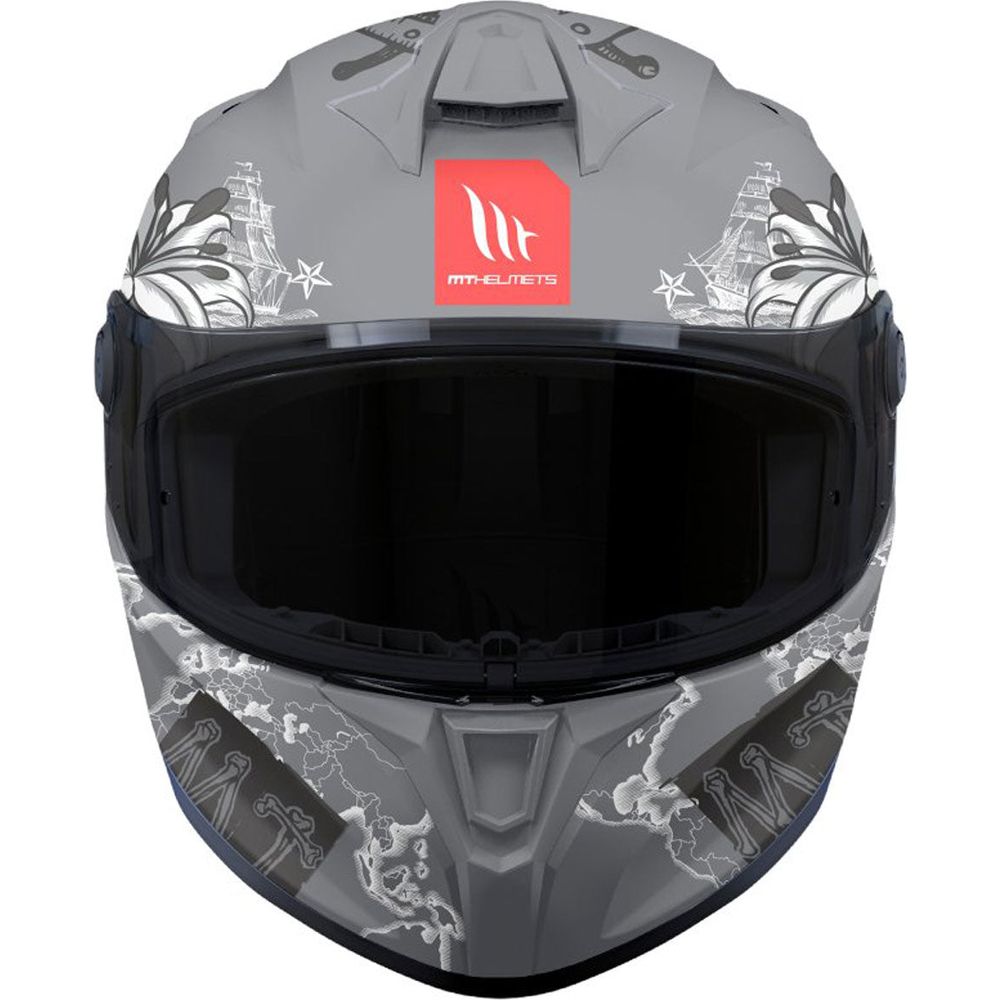 MT Helmets Targo S Lost C2 Matt Grey