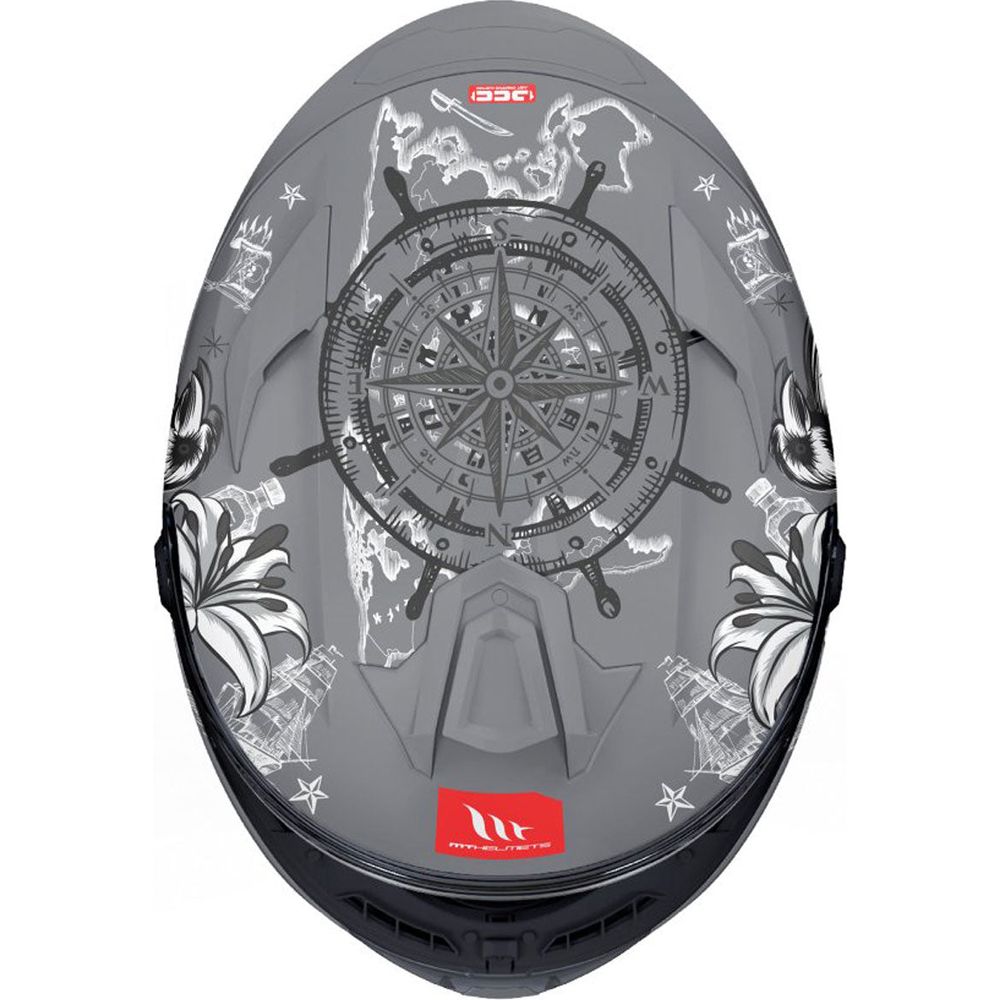 MT Helmets Targo S Lost C2 Matt Grey