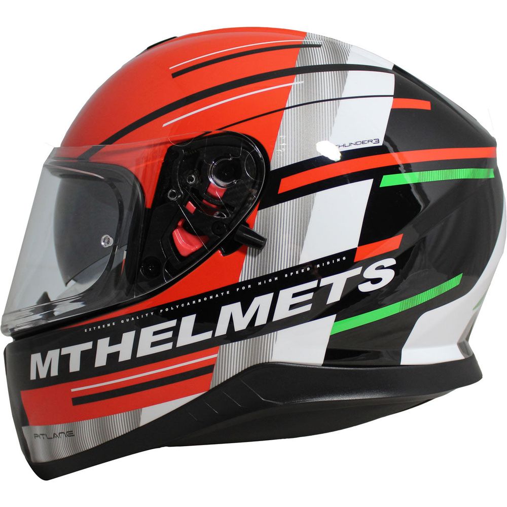 MT Helmets Thunder 3 SV Pitlane Green / White / Red