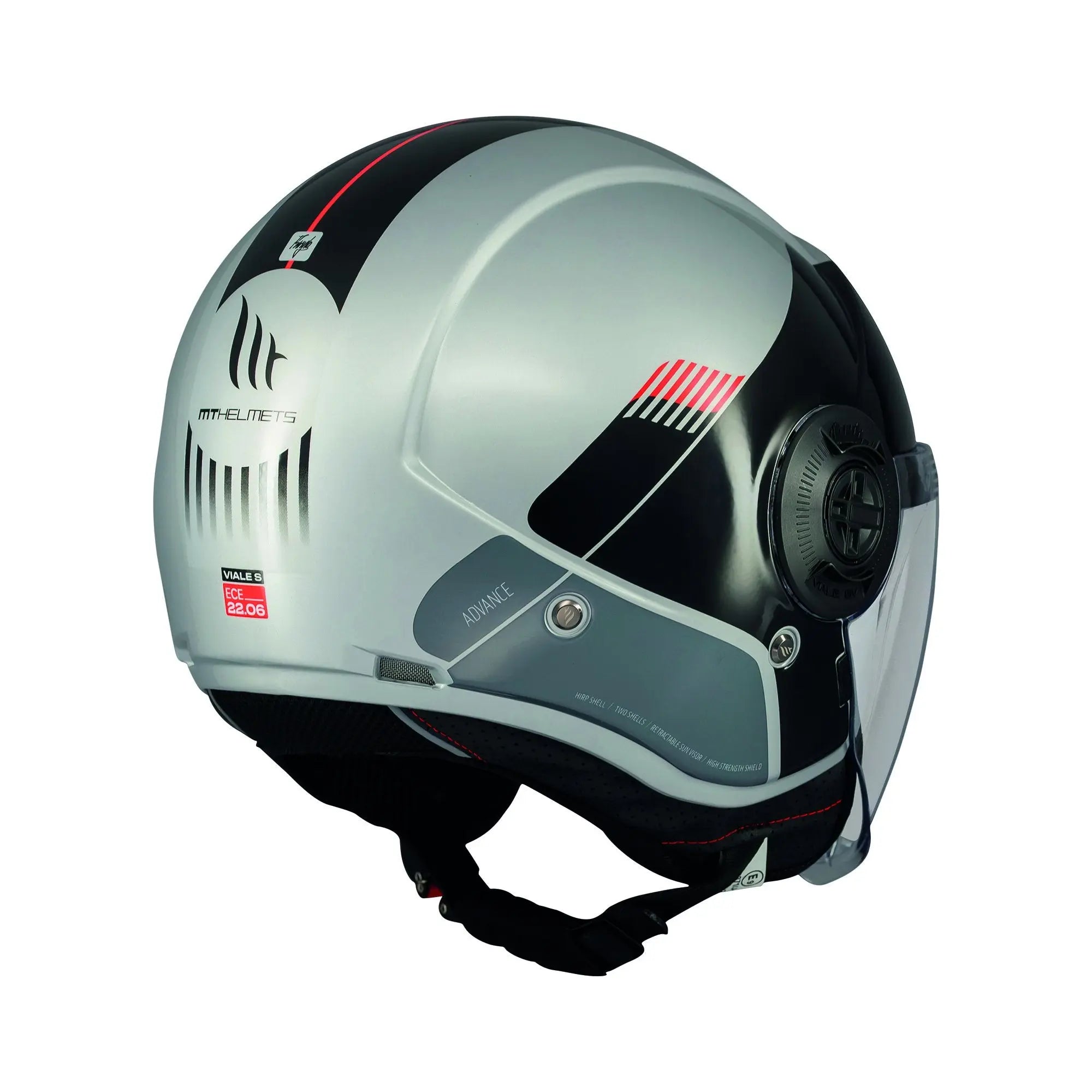 MT Viale SV Advance C41 Gloss Grey FREE UK Delivery, FREE 365 Day Returns | Moto Central