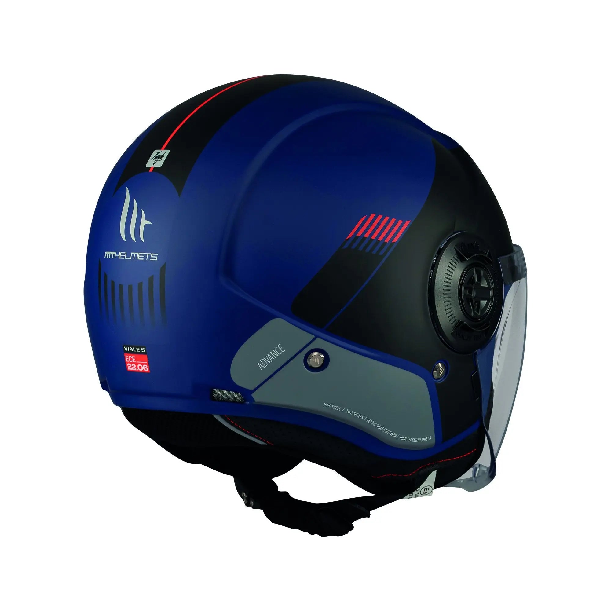 MT Viale SV Advance C67 Matt Blue FREE UK Delivery, FREE 365 Day Returns | Moto Central