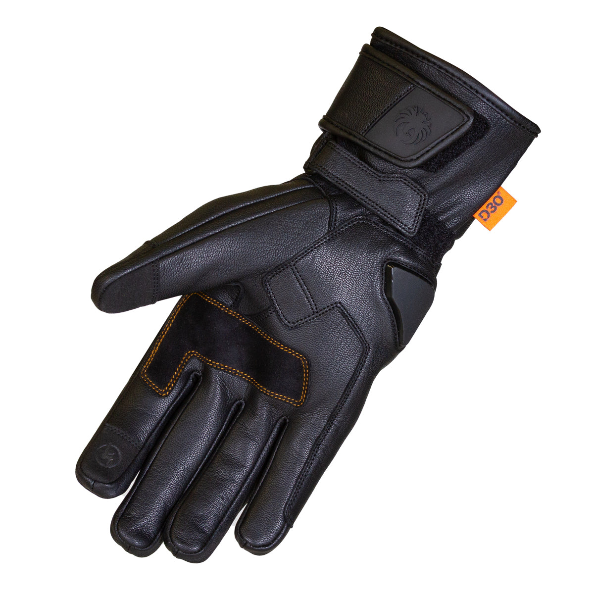Merlin Calton CE2 D3O Waterproof Leather Gloves Black FREE UK Delivery, FREE 365 Day Returns | Moto Central