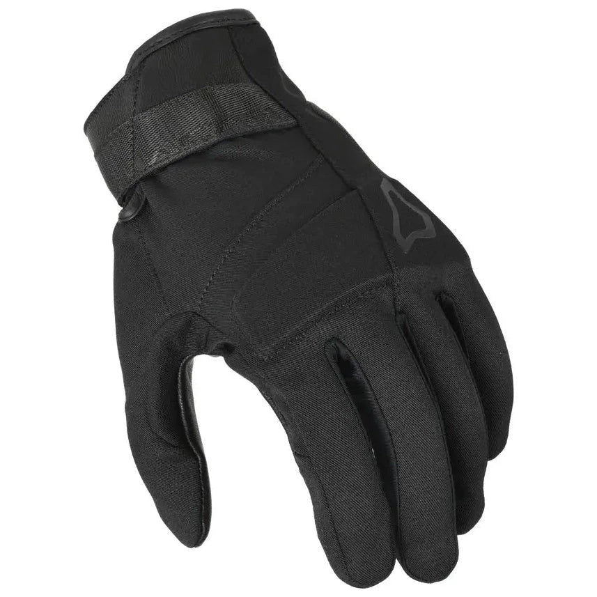 Macna Astrilla Ladies Leather / Textile Gloves Black  - FREE UK Shipping, FREE 365 Day Returns | Moto Central