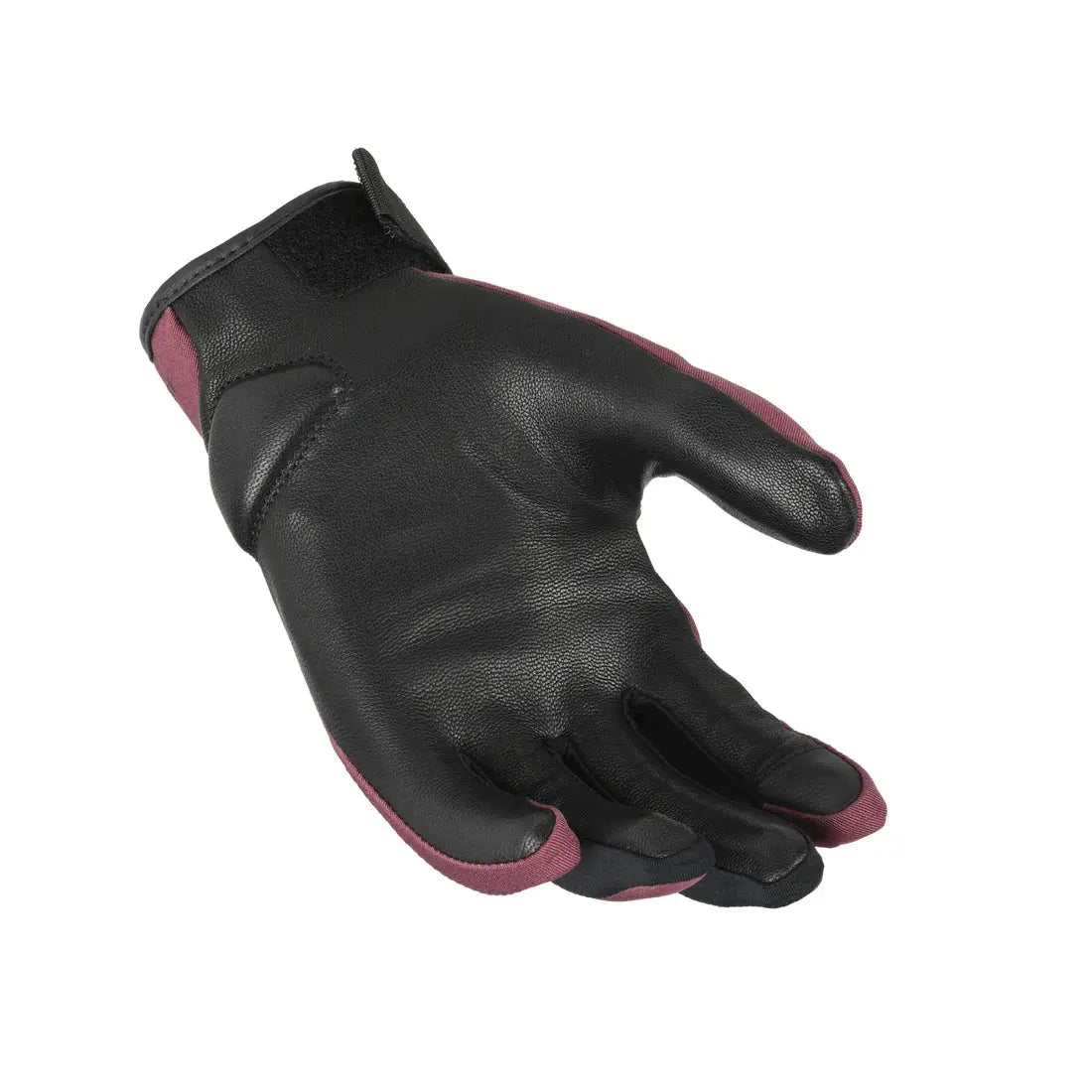 Macna Astrilla Ladies Leather / Textile Gloves Bordeaux / Red  - FREE UK Shipping, FREE 365 Day Returns | Moto Central