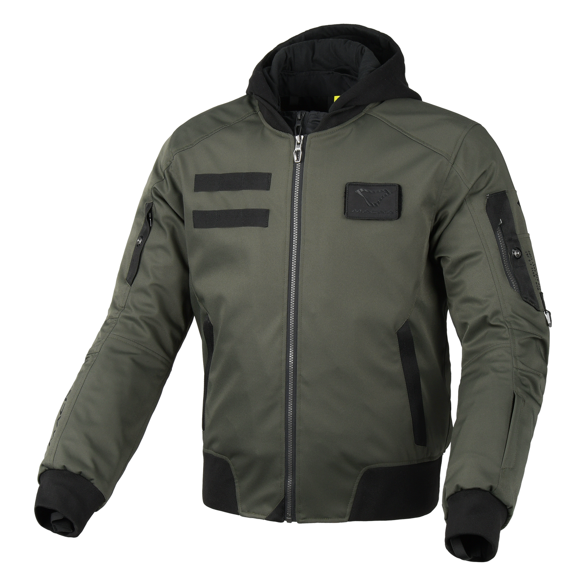 Macna Bastic 2.0 Textile Jacket Green / Black FREE UK Delivery, FREE 365 Day Returns | Moto Central