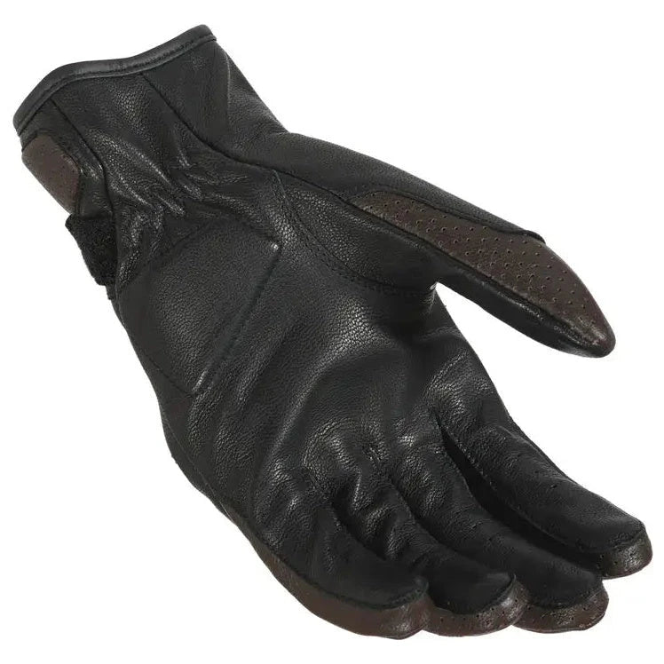 Macna Bold Leather Gloves Brown / Black  - FREE UK Shipping, FREE 365 Day Returns | Moto Central