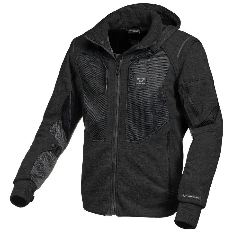 Macna Breeze Hoodie Black  - FREE UK Shipping, FREE 365 Day Returns | Moto Central