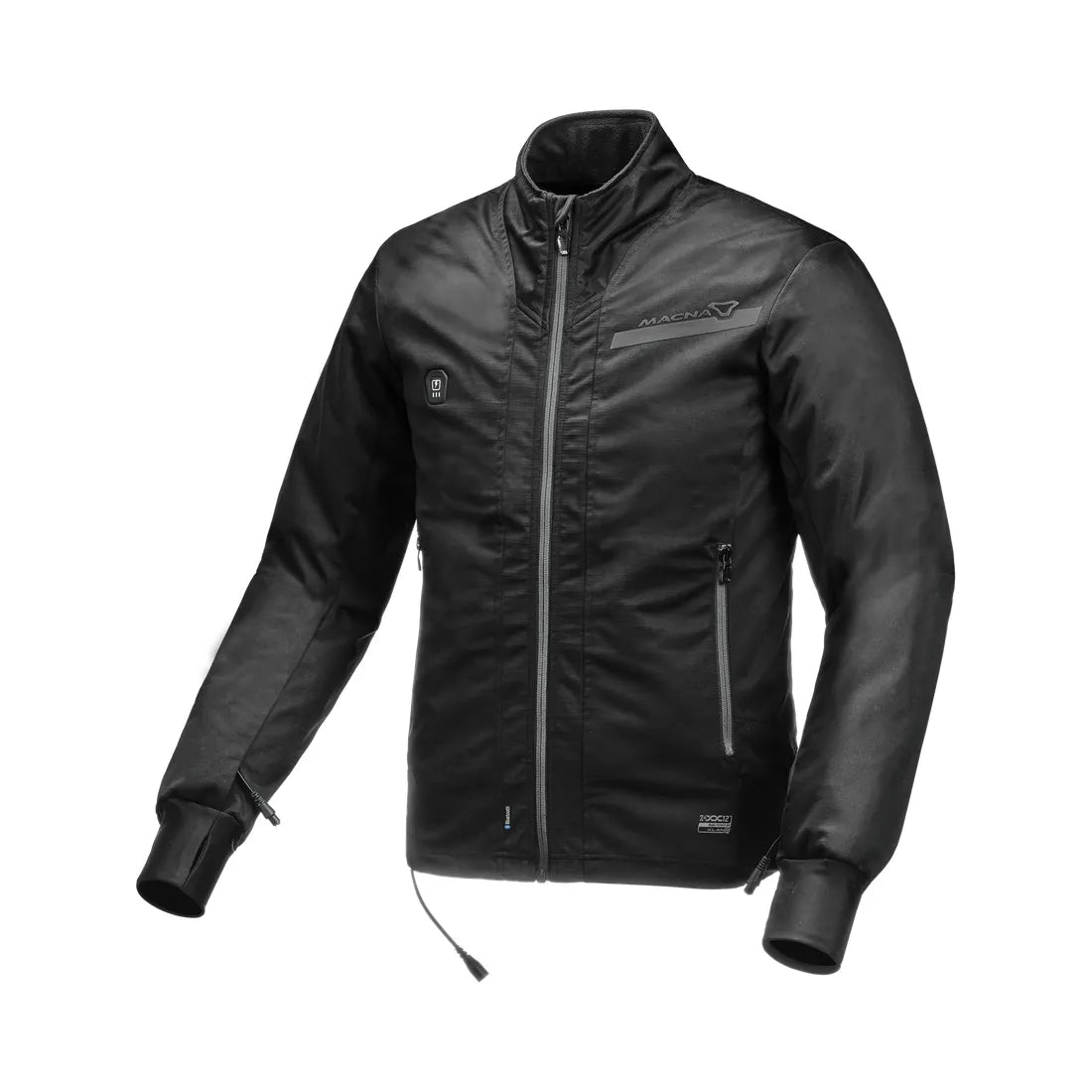 Macna Centre Heated Textile Jacket Black - FREE UK Shipping, FREE 365 Day Returns | Moto Central