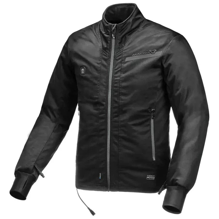 Macna Centre Heated Textile Jacket Black  - FREE UK Shipping, FREE 365 Day Returns | Moto Central