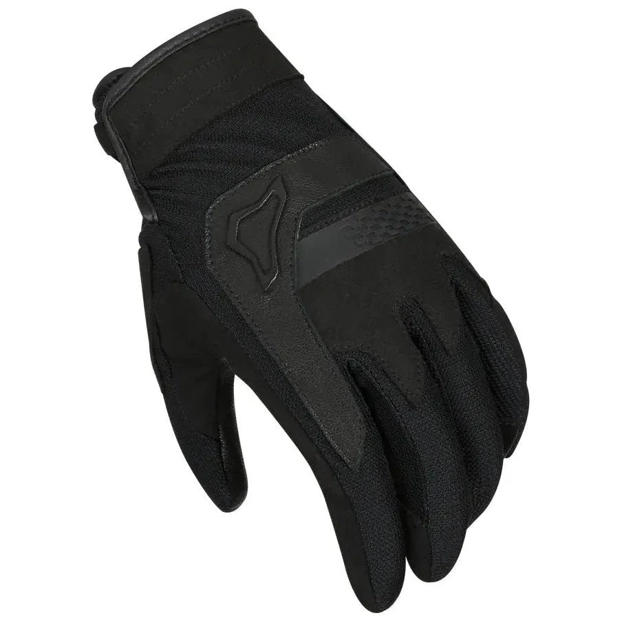 Macna Congra Short Textile Gloves Black  - FREE UK Shipping, FREE 365 Day Returns | Moto Central