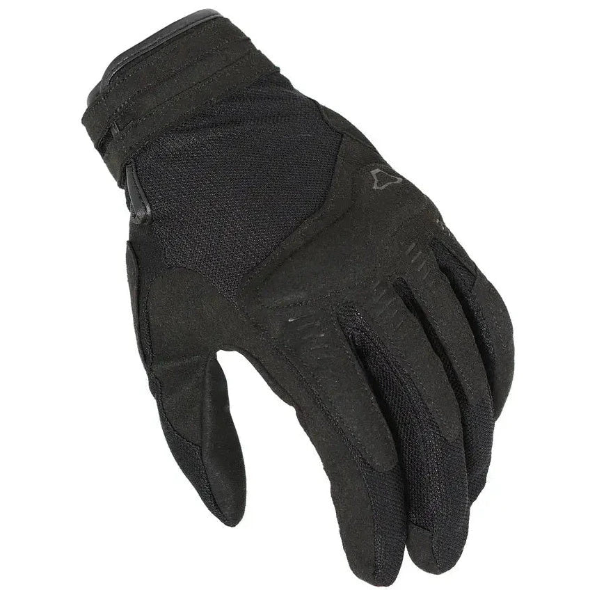 Macna Darko Short Textile Gloves Black  - FREE UK Shipping, FREE 365 Day Returns | Moto Central