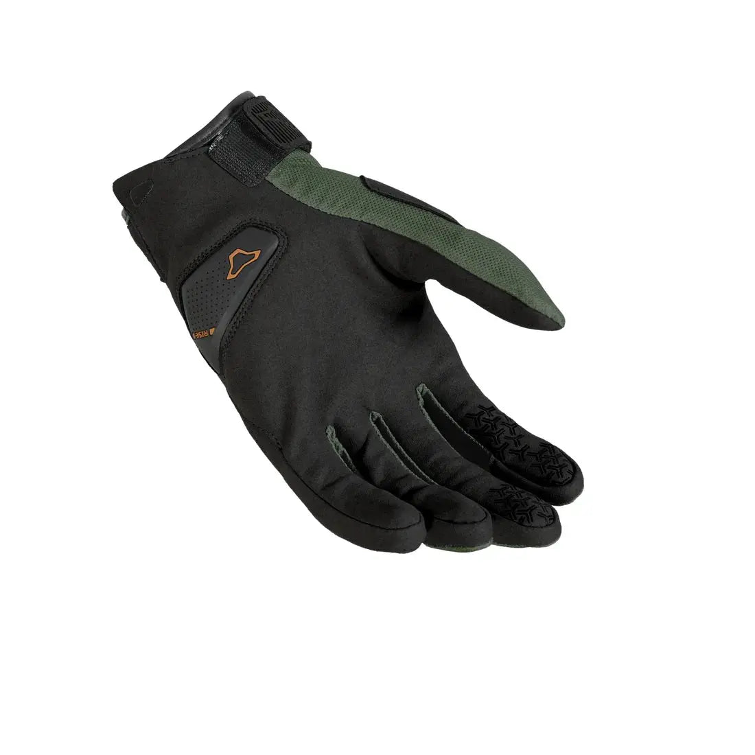 Macna Darko Short Textile Gloves Green / Black FREE UK Delivery, FREE 365 Day Returns | Moto Central