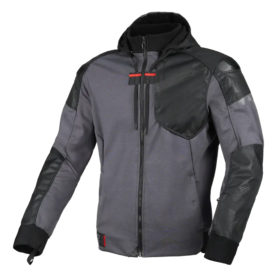 Macna Distec Textile Jacket Black / Grey FREE UK Delivery, FREE 365 Day Returns | Moto Central