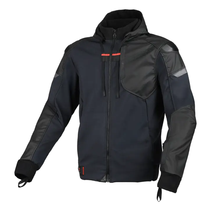 Macna Distec Textile Jacket Blue / Black, front view