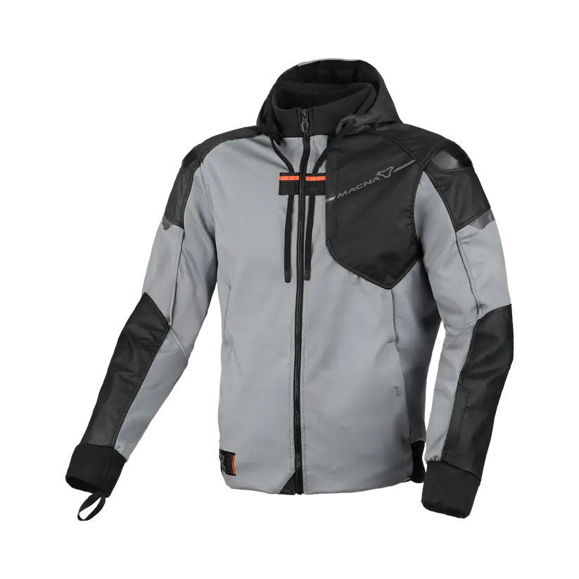 Macna Distec Textile Jacket Grey / Black FREE UK Delivery, FREE 365 Day Returns | Moto Central