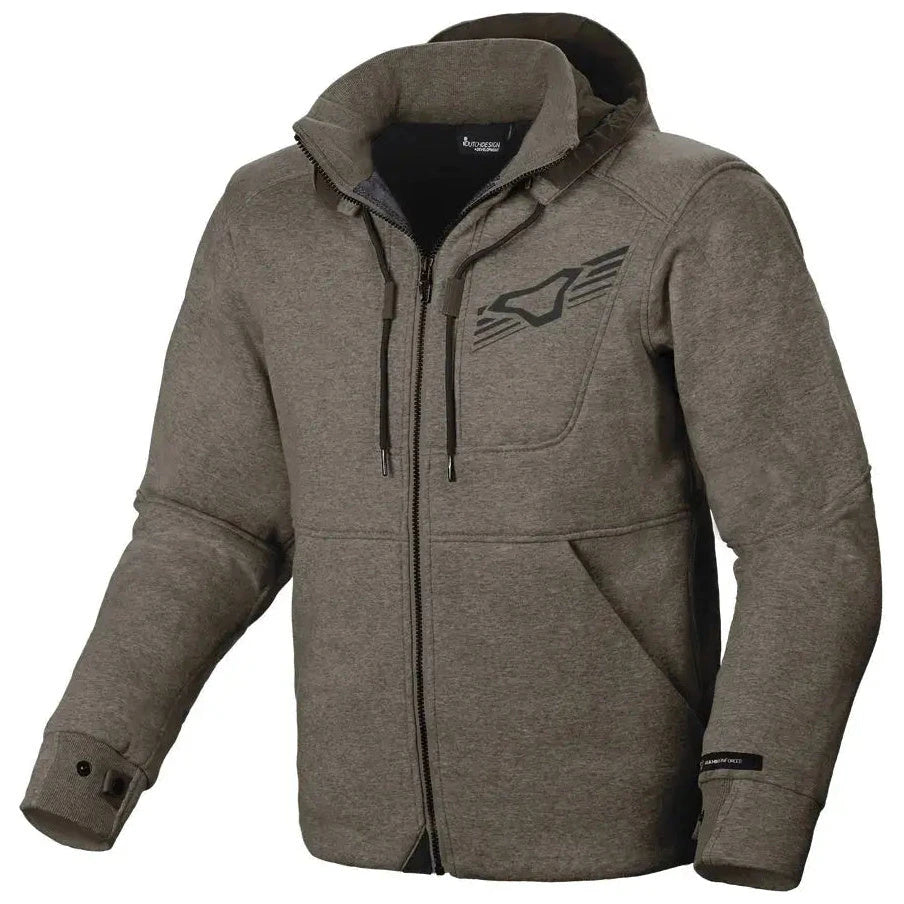 Macna District Hoodie Dark Grey  - FREE UK Shipping, FREE 365 Day Returns | Moto Central