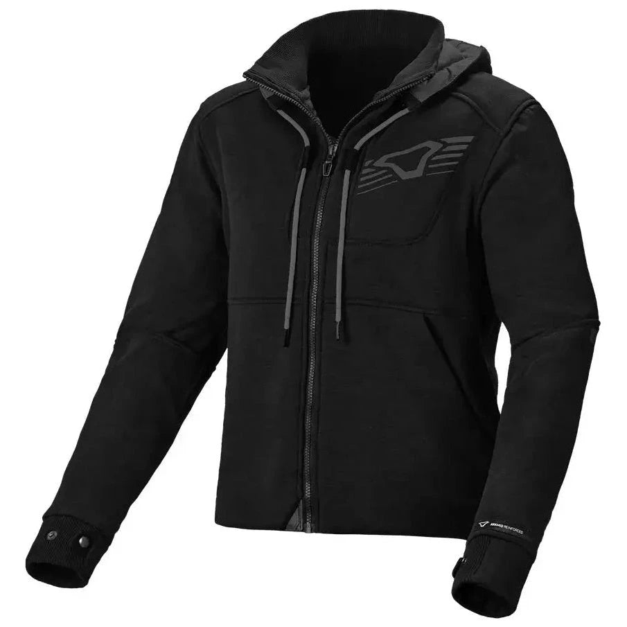 Macna District Ladies Hoodie Black  - FREE UK Shipping, FREE 365 Day Returns | Moto Central