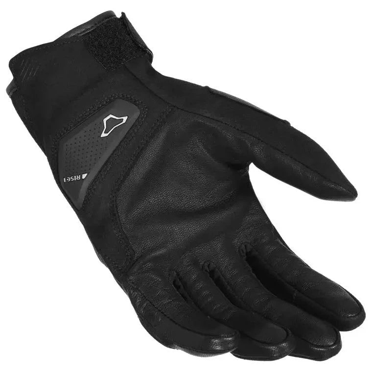 Macna Dusk Leather Gloves Black  - FREE UK Shipping, FREE 365 Day Returns | Moto Central