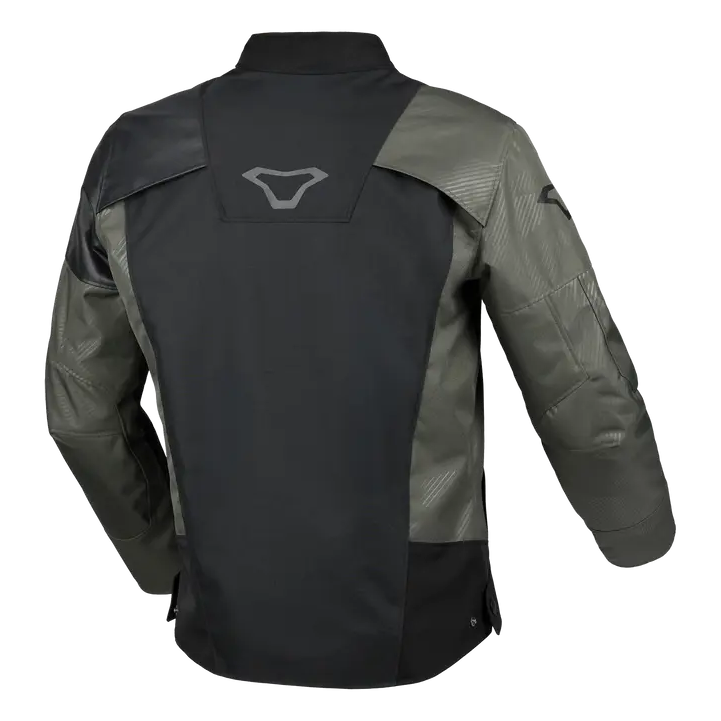 Macna Entrity Textile Jacket Green / Black, rear view