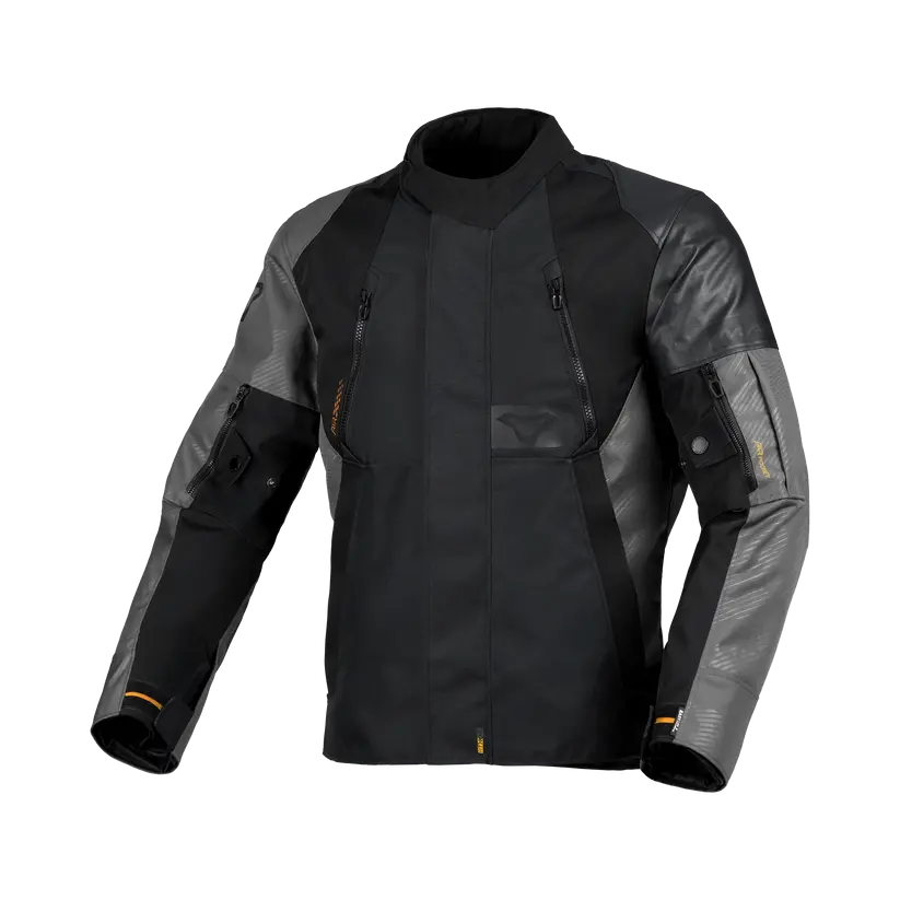 Macna Entrity Textile Jacket Grey / Black FREE UK Delivery, FREE 365 Day Returns | Moto Central