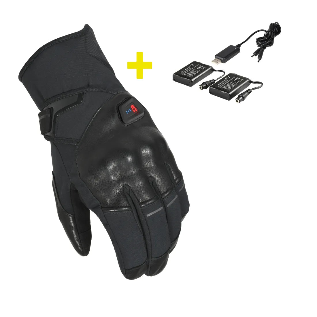 Macna Era RTX Ladies Heated Gloves With Kit Black - FREE UK Shipping, FREE 365 Day Returns | Moto Central
