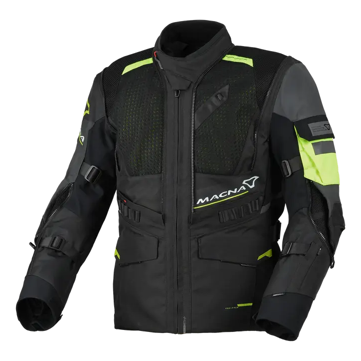 Macna Flexodus Textile Jacket Night Eye, front view