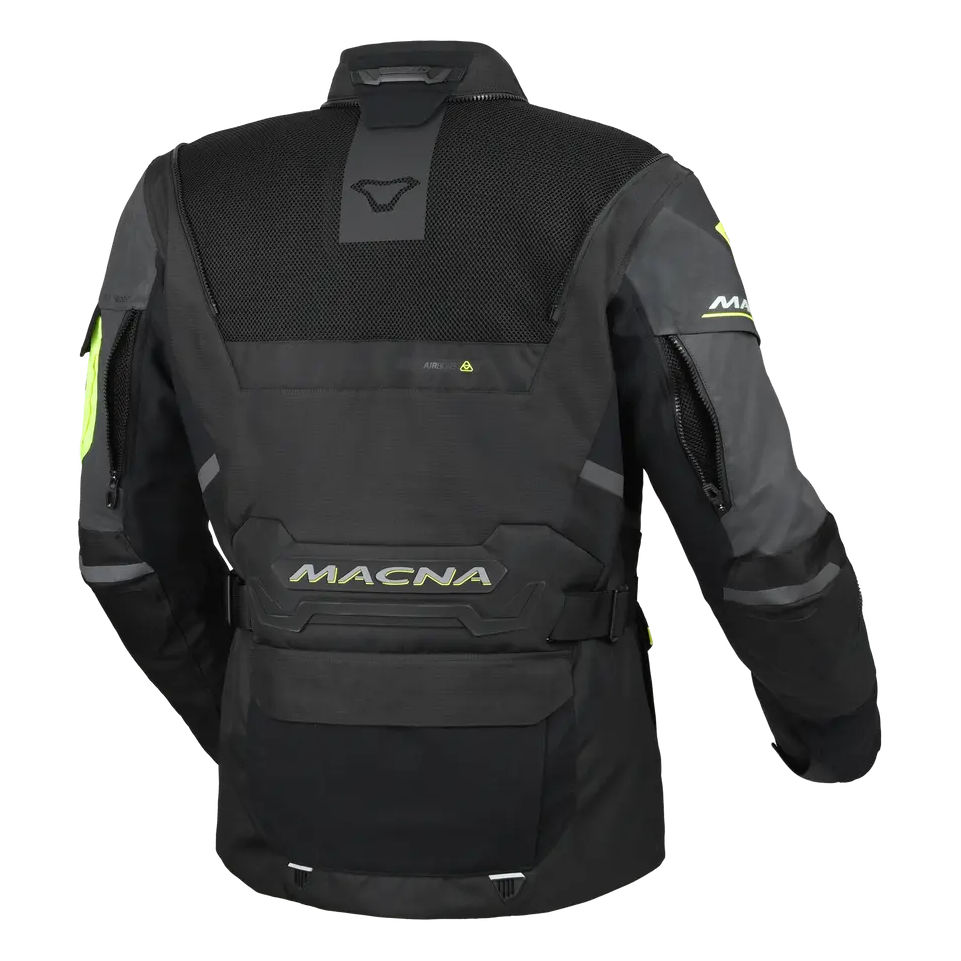Macna Flexodus Textile Jacket Night Eye, rear view
