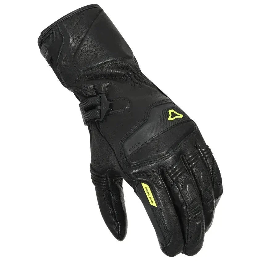 Macna Gladius RTX DL Leather Gloves Black  - FREE UK Shipping, FREE 365 Day Returns | Moto Central