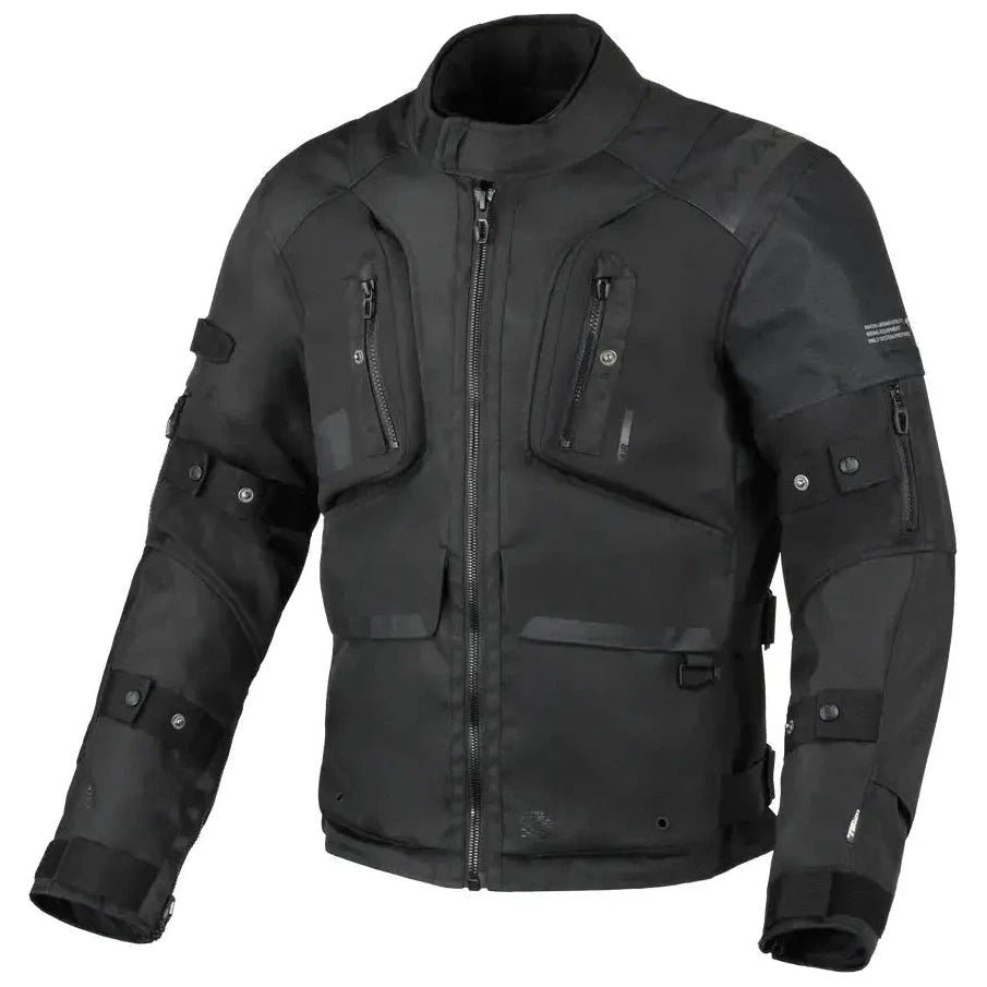 Macna Higera Textile Jacket Black  - FREE UK Shipping, FREE 365 Day Returns | Moto Central