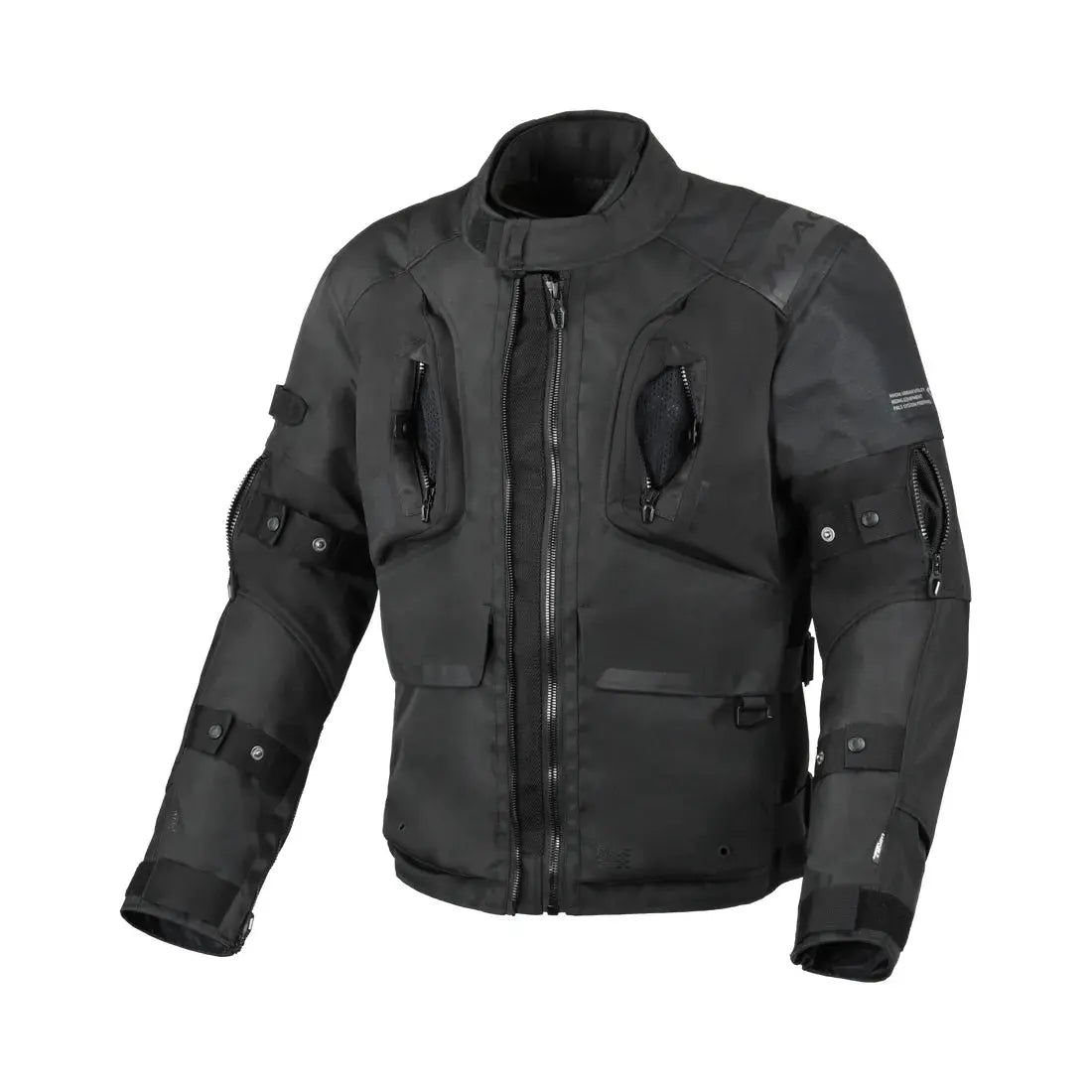 Macna Higera Textile Jacket Black  - FREE UK Shipping, FREE 365 Day Returns | Moto Central