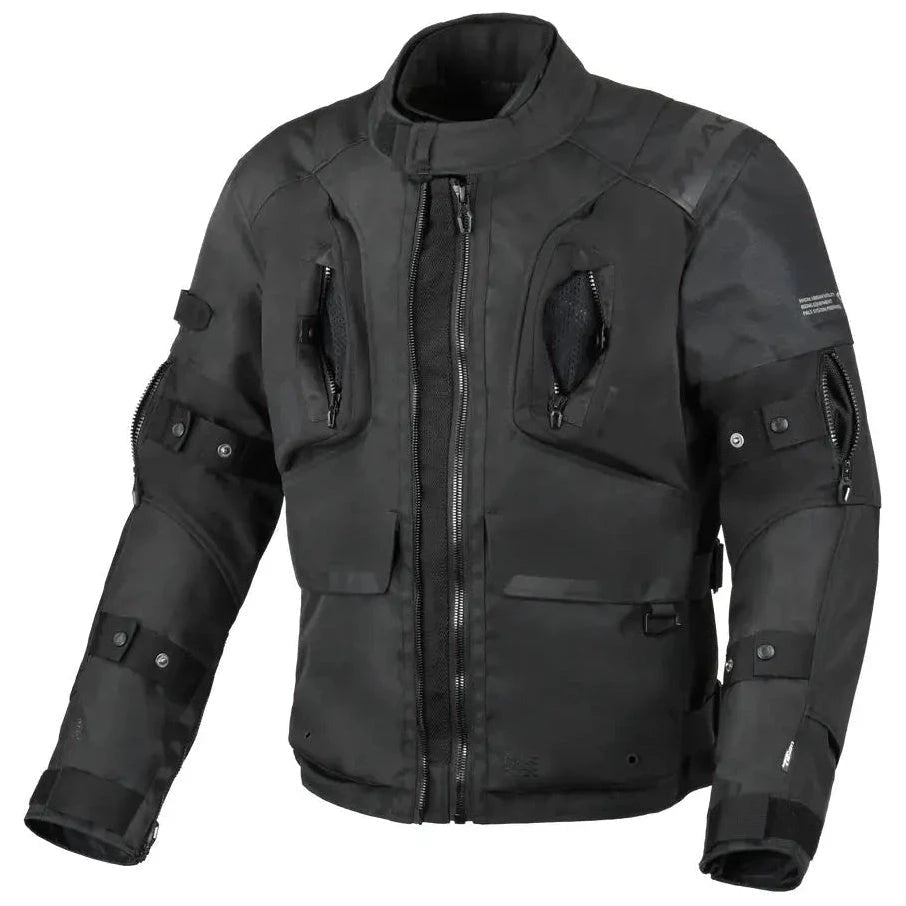 Macna Higera Textile Jacket Black  - FREE UK Shipping, FREE 365 Day Returns | Moto Central