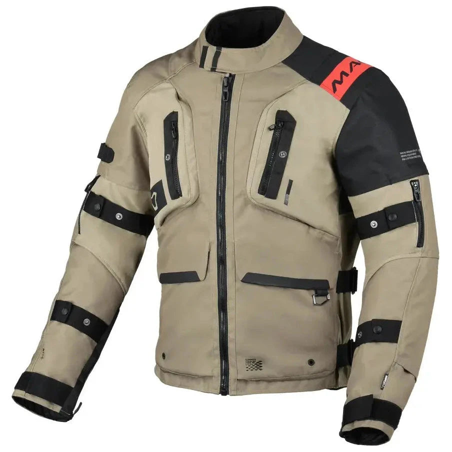 Macna Higera Textile Jacket Taupe / Black  - FREE UK Shipping, FREE 365 Day Returns | Moto Central